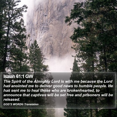 Isaiah 61:1 GW Bible Verse Image
