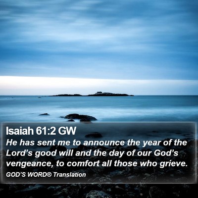 Isaiah 61:2 GW Bible Verse Image