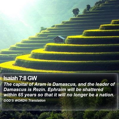 Isaiah 7:8 GW Bible Verse Image