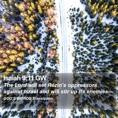 Isaiah 9:11 GW Bible Verse Image