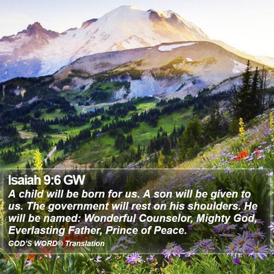 Isaiah 9:6 GW Bible Verse Image