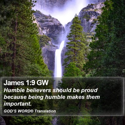 James 1:9 GW Bible Verse Image