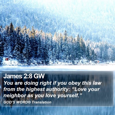 James 2:8 GW Bible Verse Image