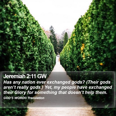 Jeremiah 2:11 GW Bible Verse Image