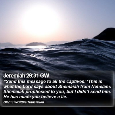 Jeremiah 29:31 GW Bible Verse Image