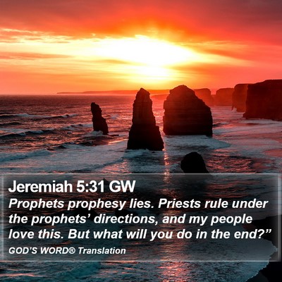 Jeremiah 5:31 GW Bible Verse Image