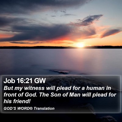 Job 16:21 GW Bible Verse Image