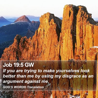 Job 19:5 GW Bible Verse Image
