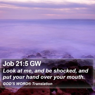 Job 21:5 GW Bible Verse Image