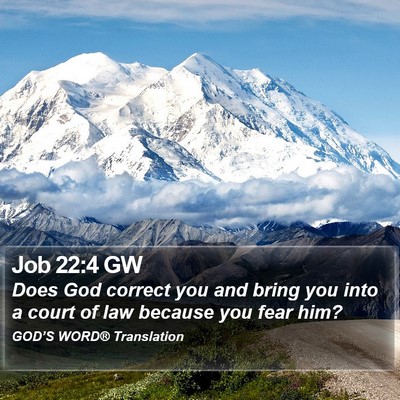 Job 22:4 GW Bible Verse Image