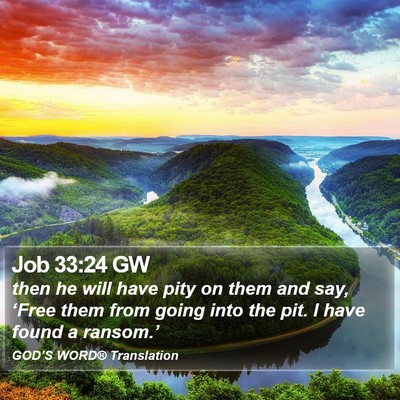 Job 33:24 GW Bible Verse Image