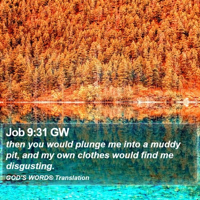 Job 9:31 GW Bible Verse Image