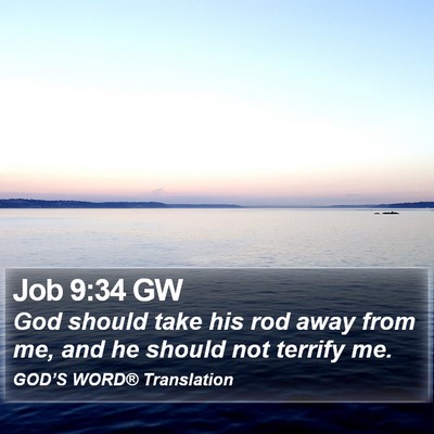 Job 9:34 GW Bible Verse Image