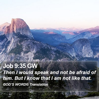 Job 9:35 GW Bible Verse Image