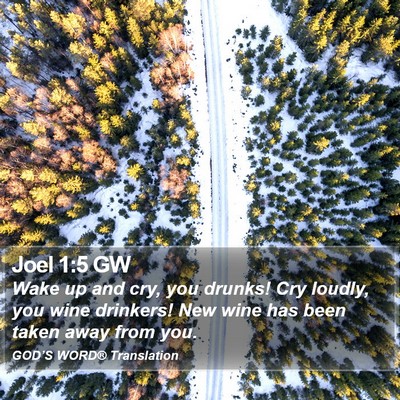 Joel 1:5 GW Bible Verse Image