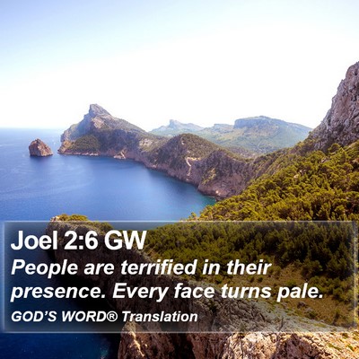Joel 2:6 GW Bible Verse Image