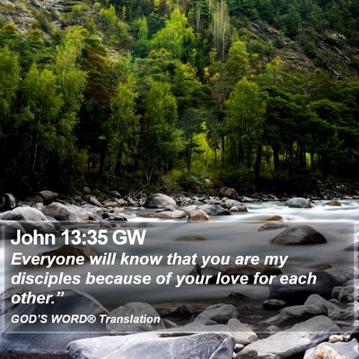 John 13:35 GW Bible Verse Image