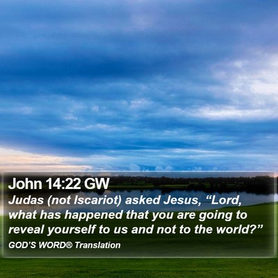 John 14:22 GW Bible Verse Image