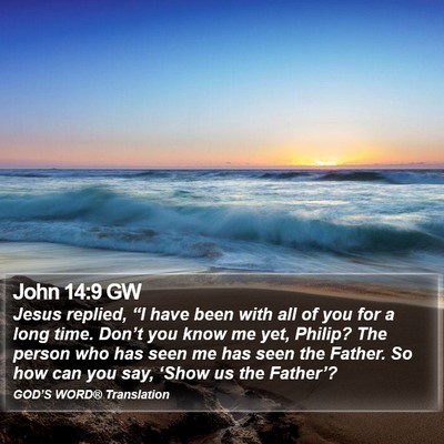 John 14:9 GW Bible Verse Image