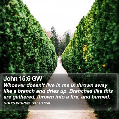 John 15:6 GW Bible Verse Image