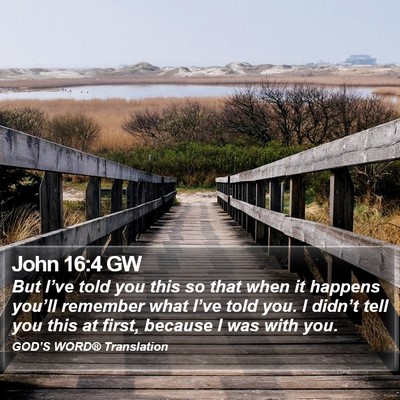John 16:4 GW Bible Verse Image