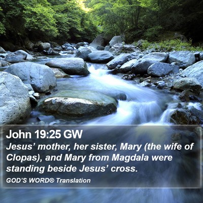 John 19:25 GW Bible Verse Image