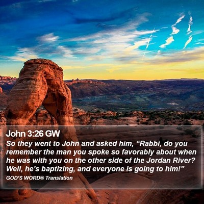 John 3:26 GW Bible Verse Image