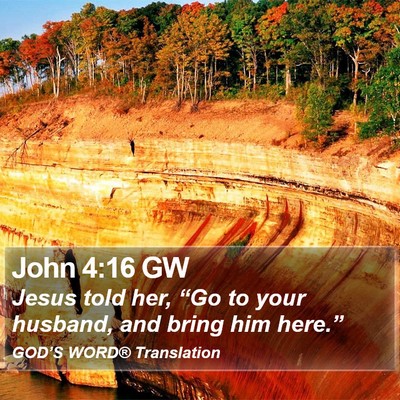 John 4:16 GW Bible Verse Image