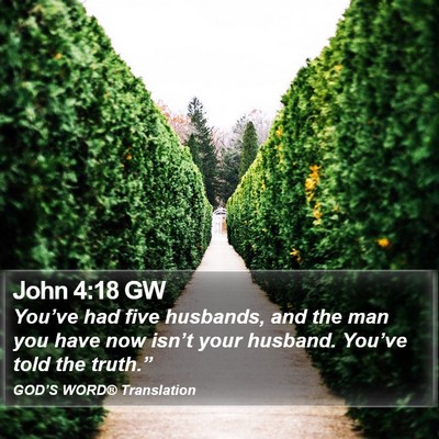 John 4:18 GW Bible Verse Image