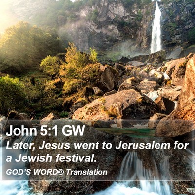 John 5:1 GW Bible Verse Image
