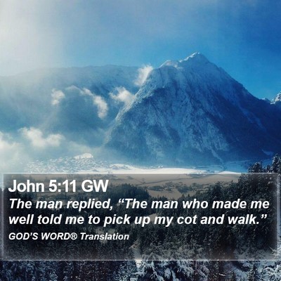 John 5:11 GW Bible Verse Image