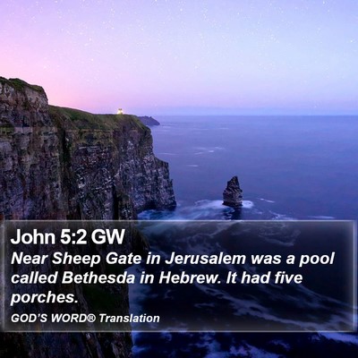 John 5:2 GW Bible Verse Image