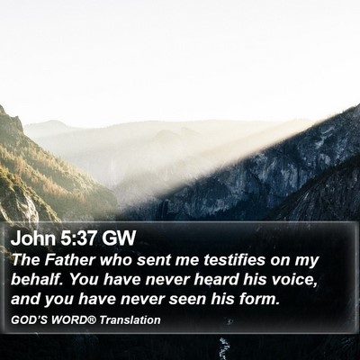 John 5:37 GW Bible Verse Image