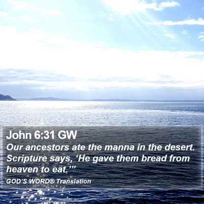 John 6:31 GW Bible Verse Image