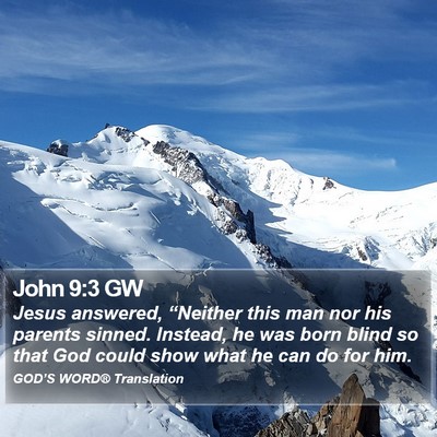 John 9:3 GW Bible Verse Image