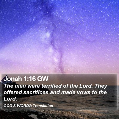 Jonah 1:16 GW Bible Verse Image
