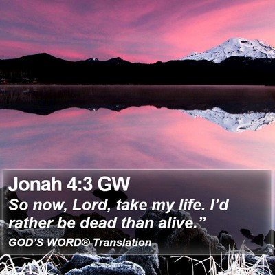 Jonah 4:3 GW Bible Verse Image