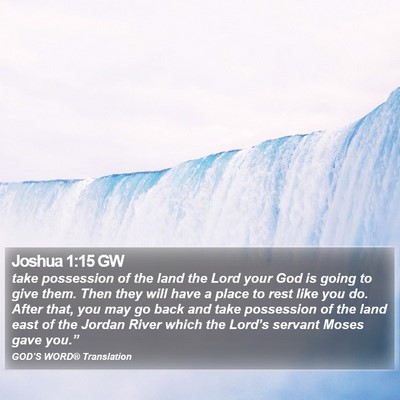 Joshua 1:15 GW Bible Verse Image