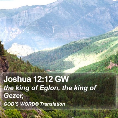 Joshua 12:12 GW Bible Verse Image
