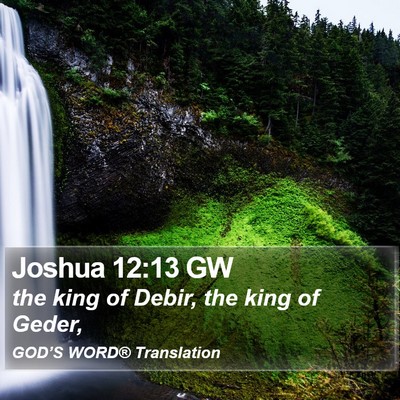 Joshua 12:13 GW Bible Verse Image