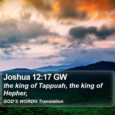 Joshua 12:17 GW Bible Verse Image