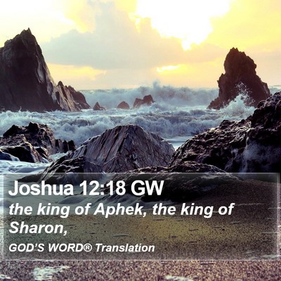 Joshua 12:18 GW Bible Verse Image