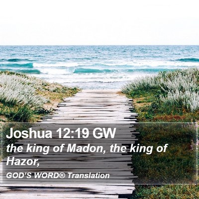 Joshua 12:19 GW Bible Verse Image