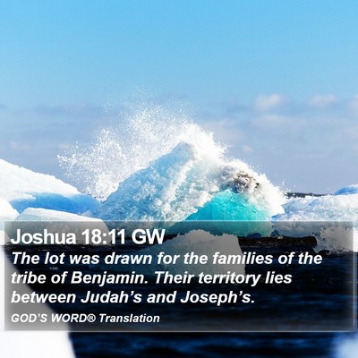 Joshua 18:11 GW Bible Verse Image