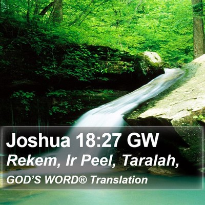 Joshua 18:27 GW Bible Verse Image