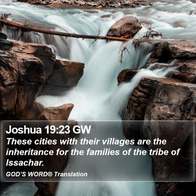 Joshua 19:23 GW Bible Verse Image