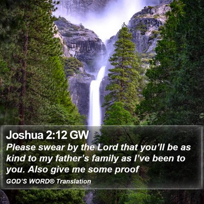 Joshua 2:12 GW Bible Verse Image