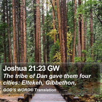 Joshua 21:23 GW Bible Verse Image