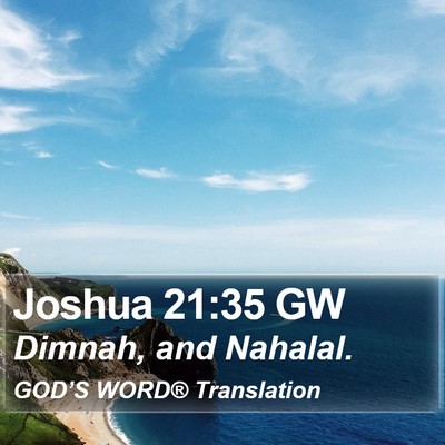 Joshua 21:35 GW Bible Verse Image