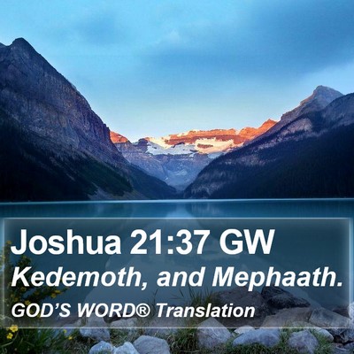 Joshua 21:37 GW Bible Verse Image